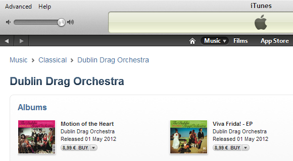 The Dublin Drag Orchestra on iTunes